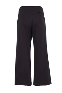 Black Wide Hero Leg Trousers