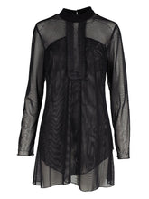 Load image into Gallery viewer, Xantal Black Tunic Top
