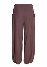 Load image into Gallery viewer, Cocoa PinTick Travel Fabric Trousers
