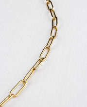 Load image into Gallery viewer, Lottie Paperlink Gold Plated Necklace
