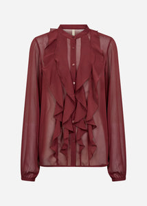 Naial Bordeaux Blouse