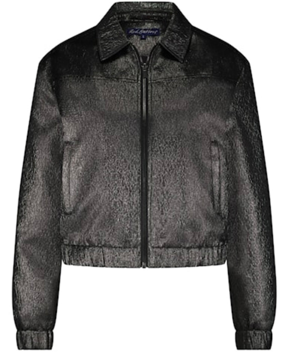 Metallic Bomber Jacket