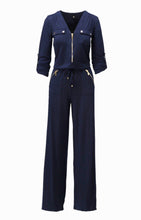 Load image into Gallery viewer, Cara Navy Jumpsuit
