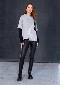 Placement Print Square Top