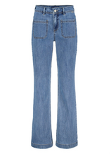 Load image into Gallery viewer, Colette Front Patch Pockets Midstone Jean
