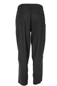 Paira Black Patch Pocket Trousers