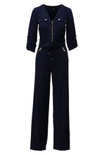 Load image into Gallery viewer, Cara Navy Jumpsuit
