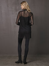Load image into Gallery viewer, Xantal Black Tunic Top
