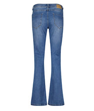 Load image into Gallery viewer, Babette Mid  Stone Used 28” leg length Jeans
