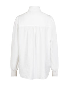 White Estelle Bow Blouse