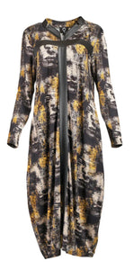 My Soul Lady Faux Leather Detail Dress