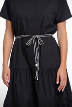 Load image into Gallery viewer, Tyler Black Cotton Dress
