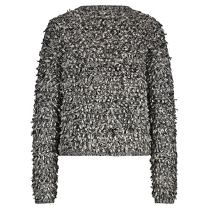 Mono Melange Loop Cardigan