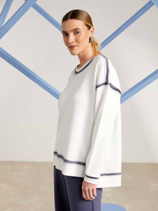 Sport luxe sweatshirt