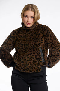 Ambra Faux Fur Bomber Jacket