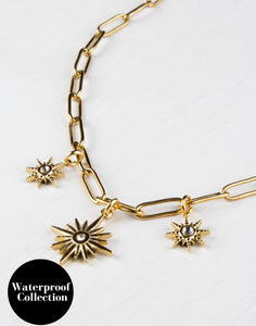 Lottie Paperlink Gold Plated Necklace