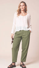 Load image into Gallery viewer, Deck Khaki Barrel Leg Trousers
