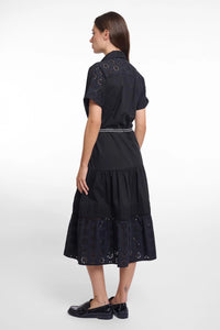 Tyler Black Cotton Dress