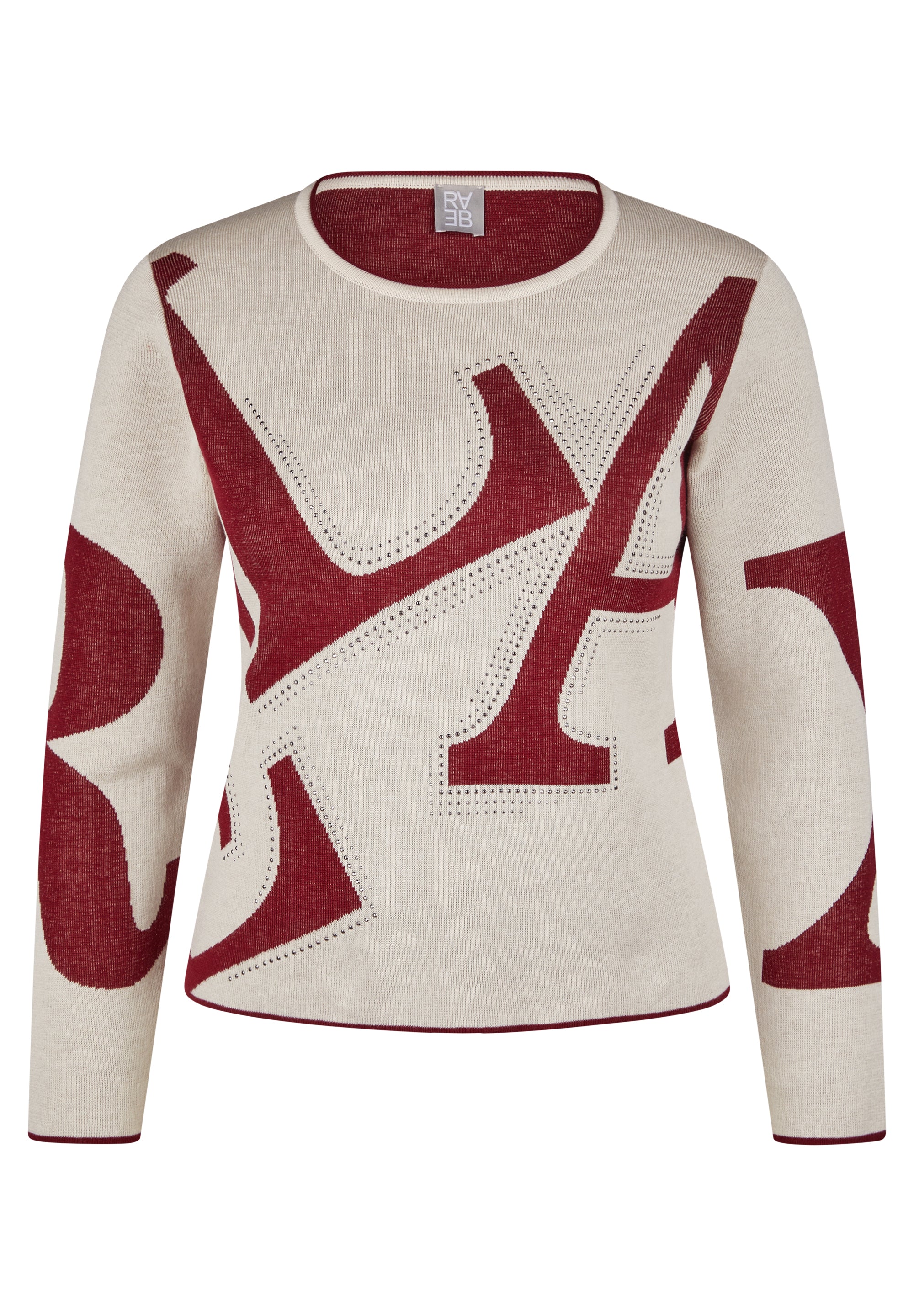 Aubergine Taupe Rabe Jumper