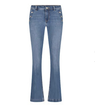 Load image into Gallery viewer, Bibette Stone Used &amp; Buttons Jeans
