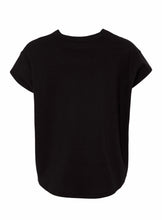 Load image into Gallery viewer, Square shape v neck Black Cotton Top
