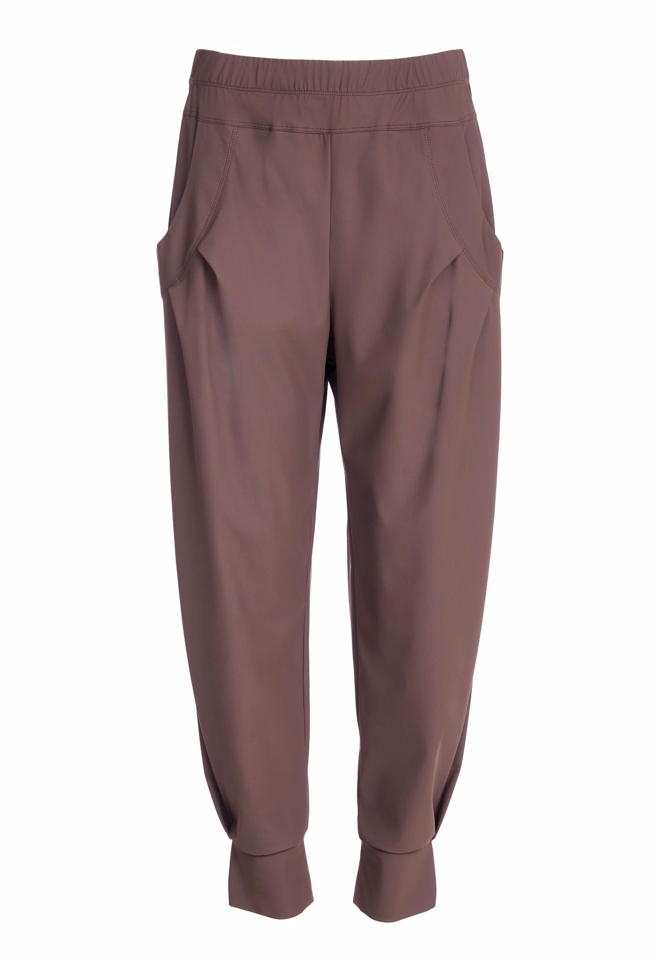 Cocoa Travel Fabric Cuff Trousers