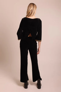 Forgotten Black Velvet Top