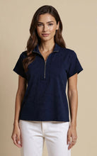 Load image into Gallery viewer, Deck Black Leisure Half Zip Top
