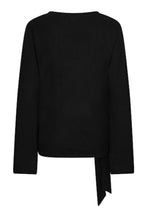 Load image into Gallery viewer, Sweet Knot Black Jumper
