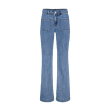 Load image into Gallery viewer, Colette Front Patch Pockets Midstone Jean
