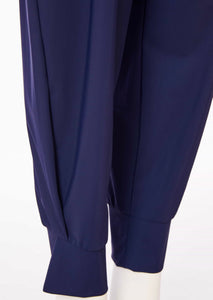 Navy Cuff Trousers