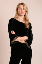 Load image into Gallery viewer, Forgotten Black Velvet Top
