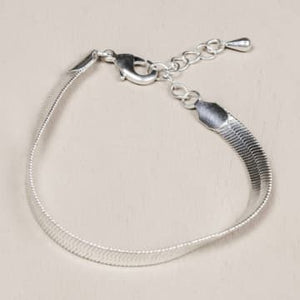 Minnie Snake Silver Bracelet