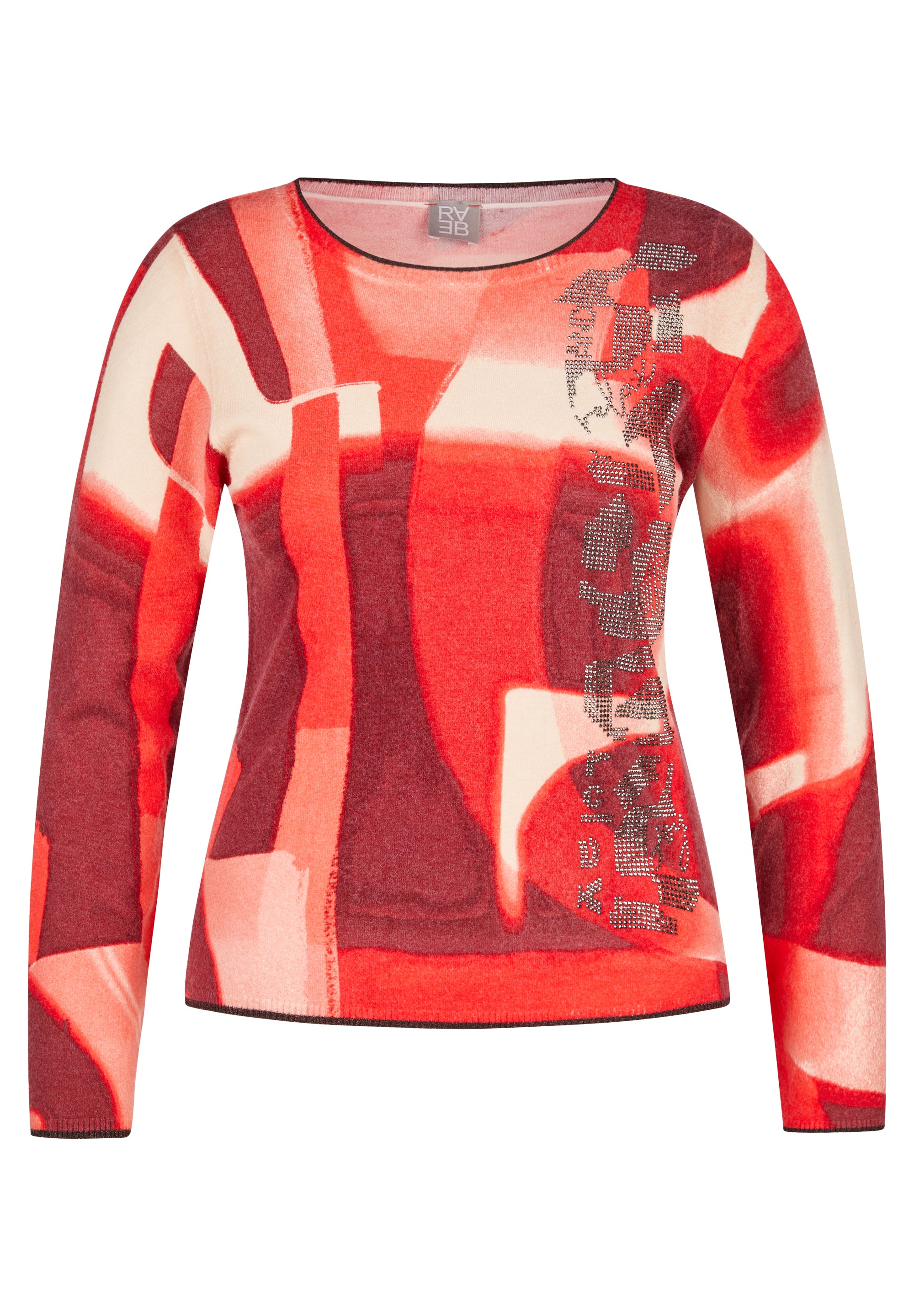 Red Glam Stone Rabe Jumper