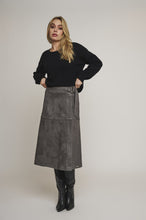 Load image into Gallery viewer, ANOUK FAUX SUEDE SKIRT WITH D-RING BELT
