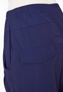 Navy Cuff Trousers