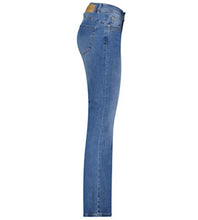 Load image into Gallery viewer, Babette Mid  Stone Used 28” leg length Jeans
