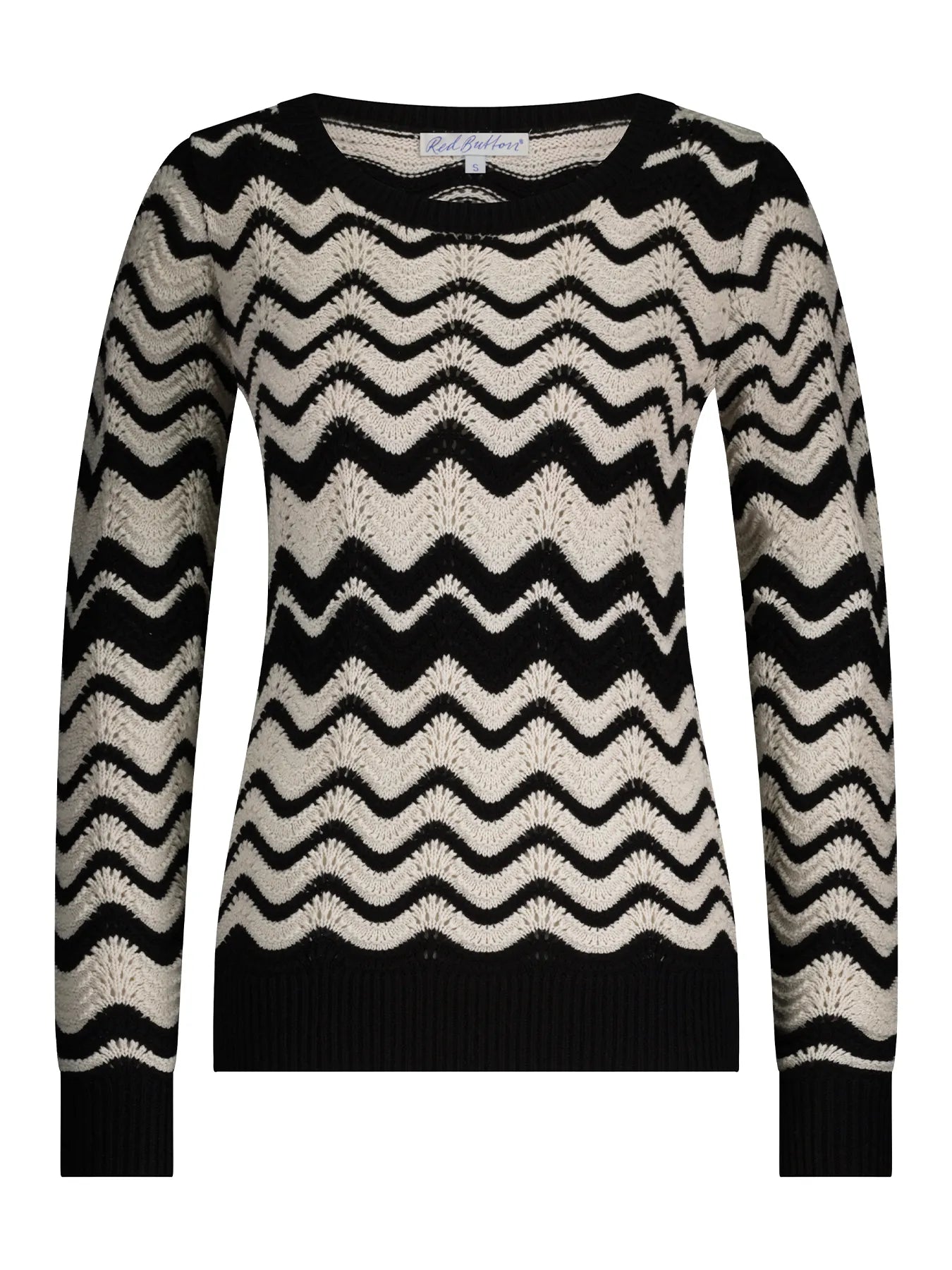 Fan Black Cream Jumper