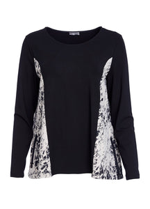MOTTLED MOOD BOOSTER top