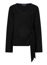 Load image into Gallery viewer, Sweet Knot Black Jumper
