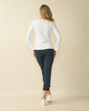 Load image into Gallery viewer, Paula long sleeve White Top
