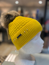 Load image into Gallery viewer, Yellow Fleeced Lined Hat
