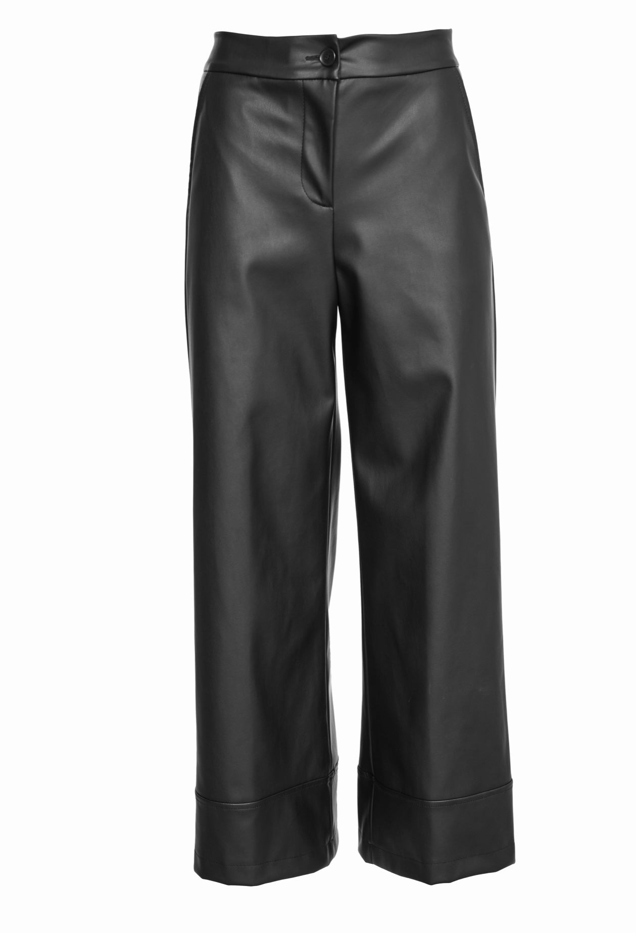 Lovernera Wide Leatherette trousers