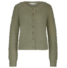 Load image into Gallery viewer, Fuzzy Olive Cardigan
