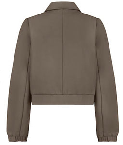 Bomber Punta Taupe Jacket