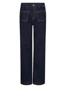 Colette front patch pocket forever blue jean