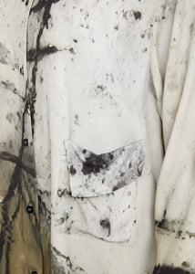Abstract Two Tone Shirt