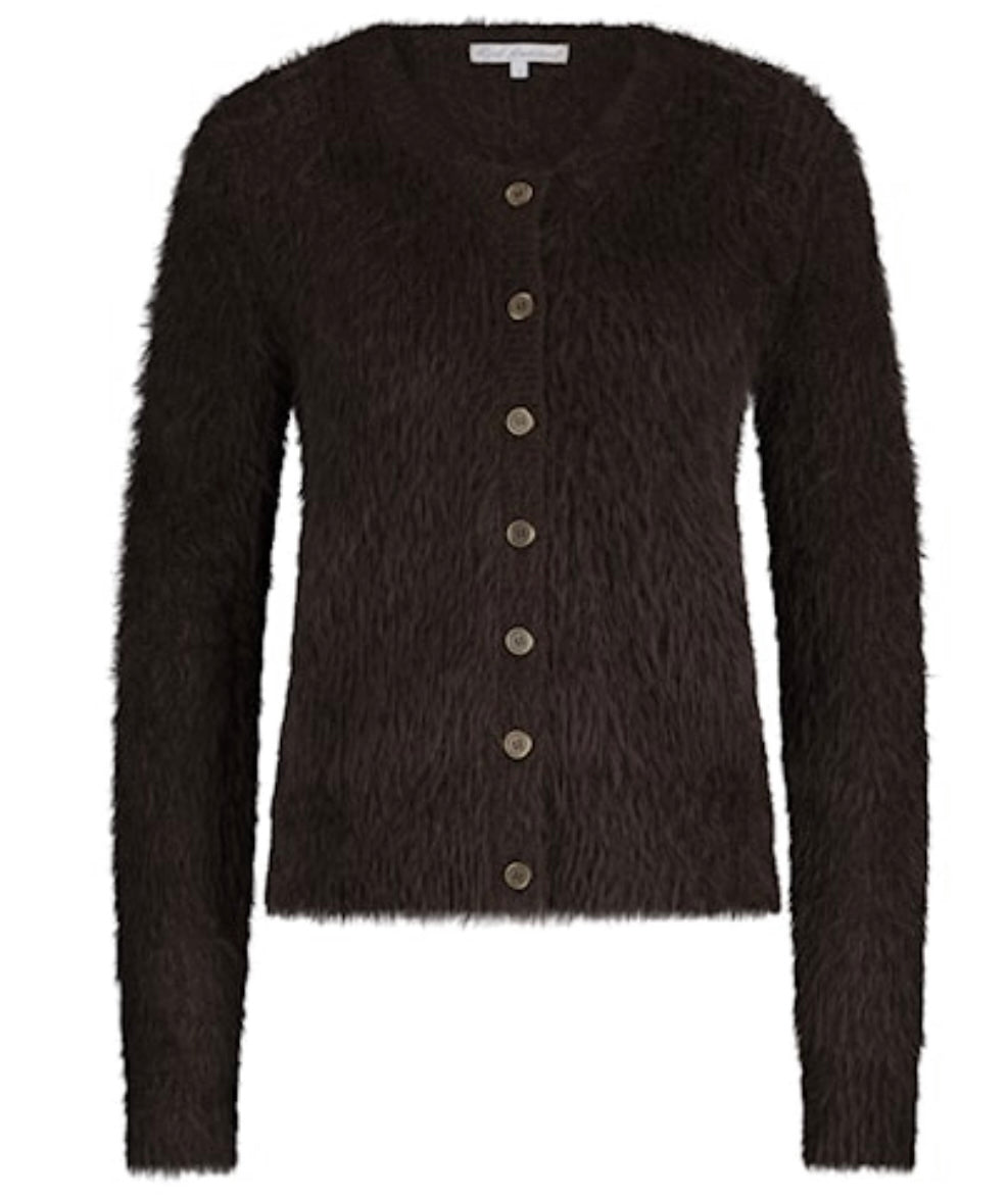 Fuzzy Expresso Cardigan