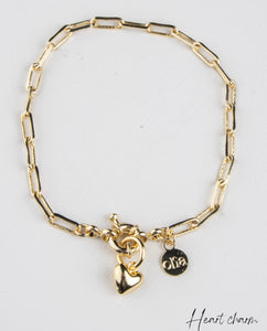 Amy Paperlink gold plated bracelet