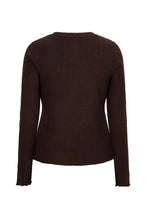 Load image into Gallery viewer, Espresso Fine Knit Top
